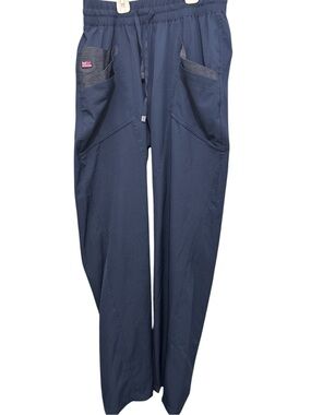 Navy Koi lite scrubs pants navy blue medium